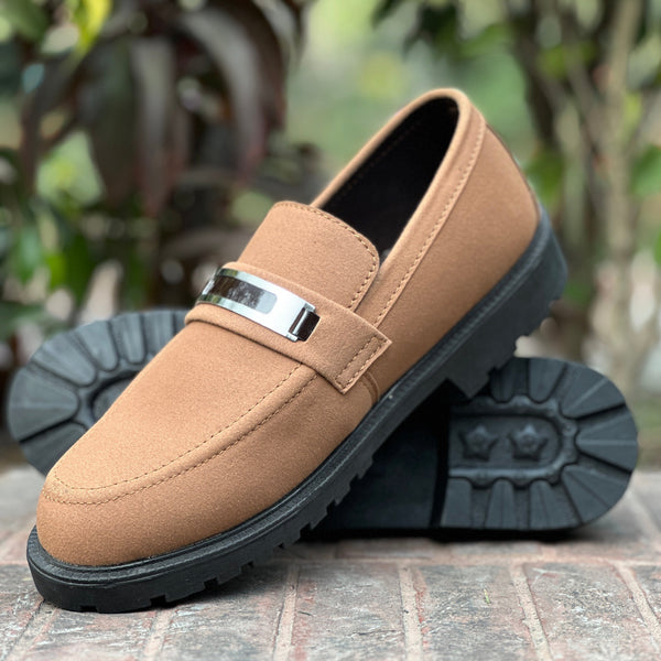CHUNKY LOAFERS - MUSTARD