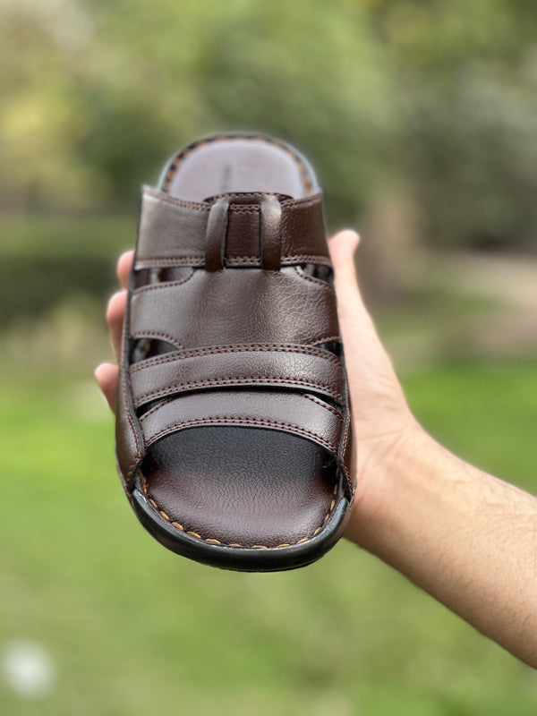 FLEXFIT SLIPPERS - BROWN